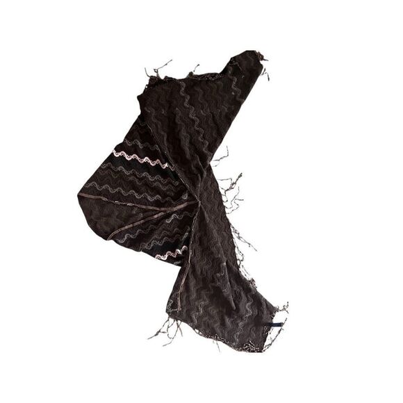 Elle Tian Multi Colored Scarf Good Condition - Picture 4 of 5